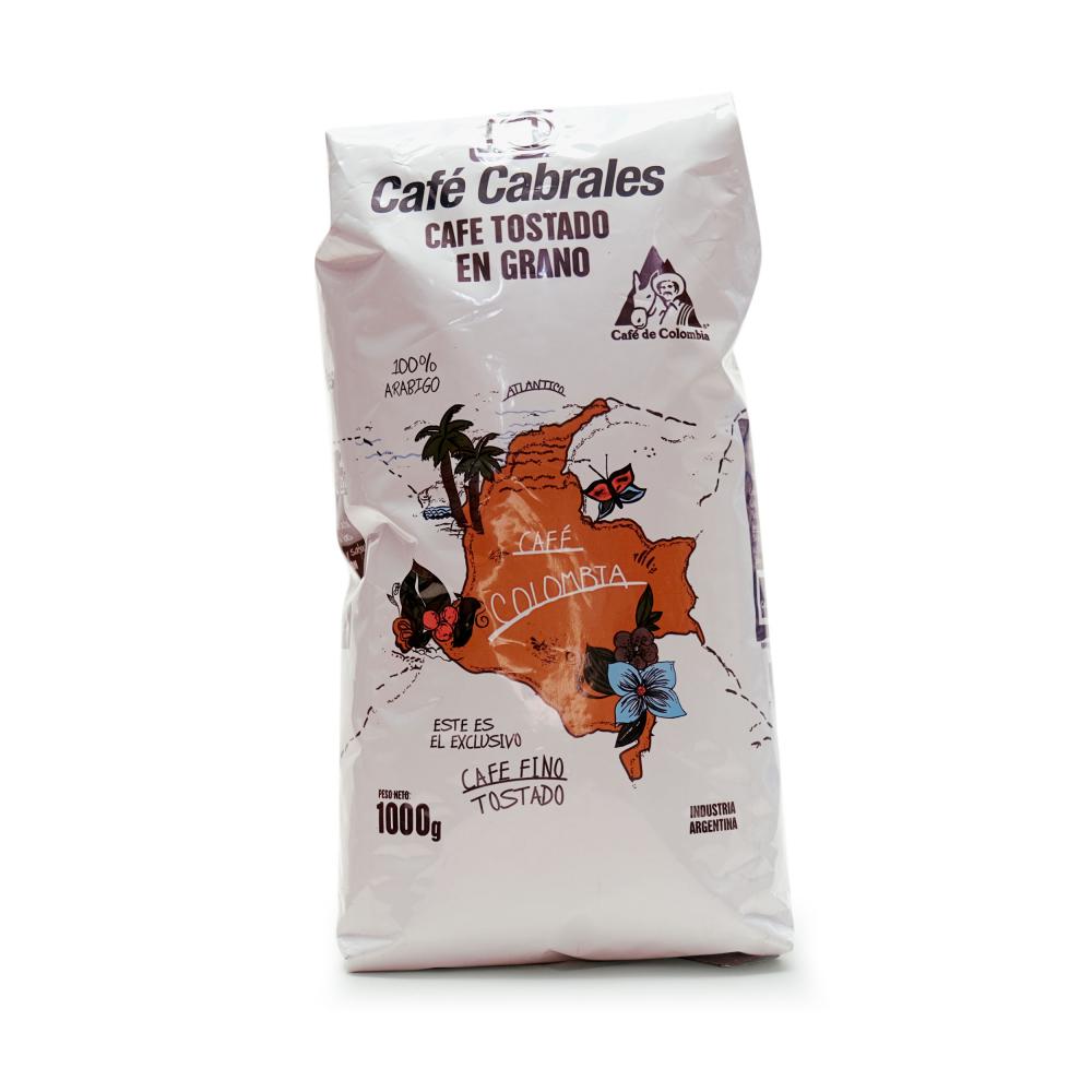 Cabrales Café de Colombia Tostado en Grano - 1Kg